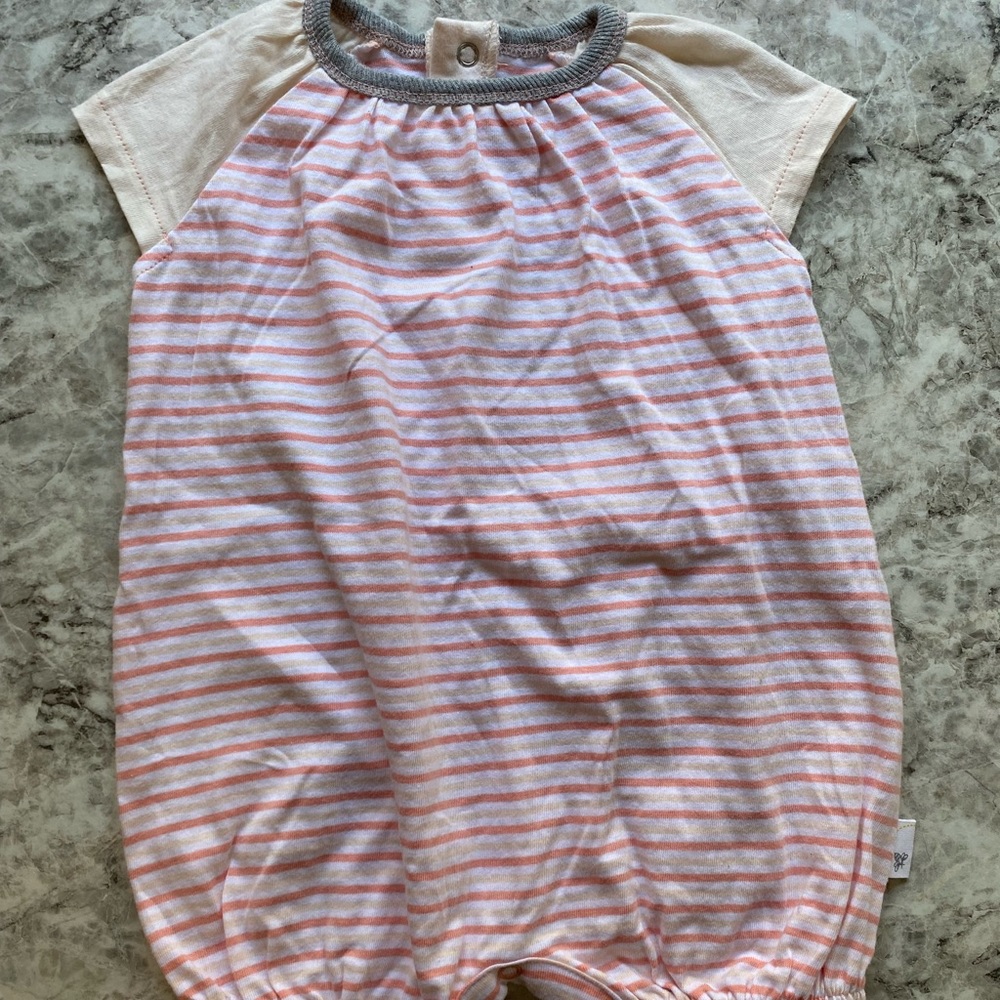Burt’s bees baby girl romper
